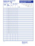 Kontrolltabelle für Kombinations-Vorhängeschloss