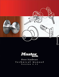 Handbuch für Master Lock Door Hardware